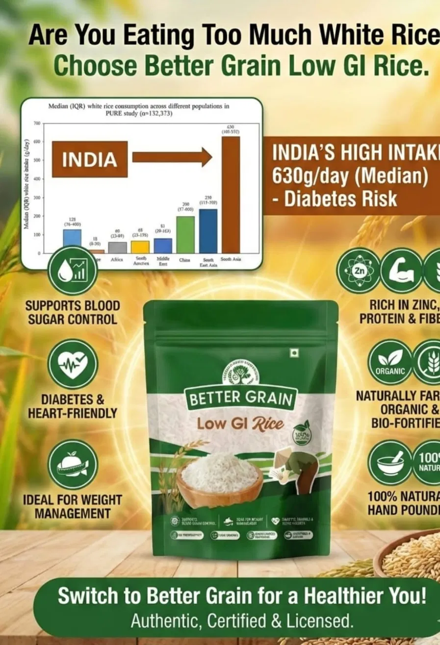 Better Grain Low GI Rice (1kg) — view 3