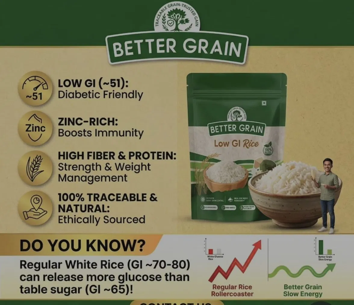 Better Grain Low GI Rice (1kg) — view 7